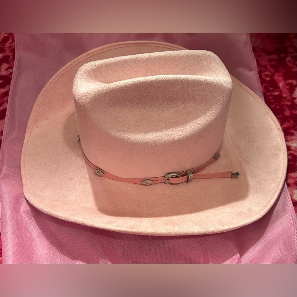 ASN Dolly Pink Cowboy Hat Size Medium